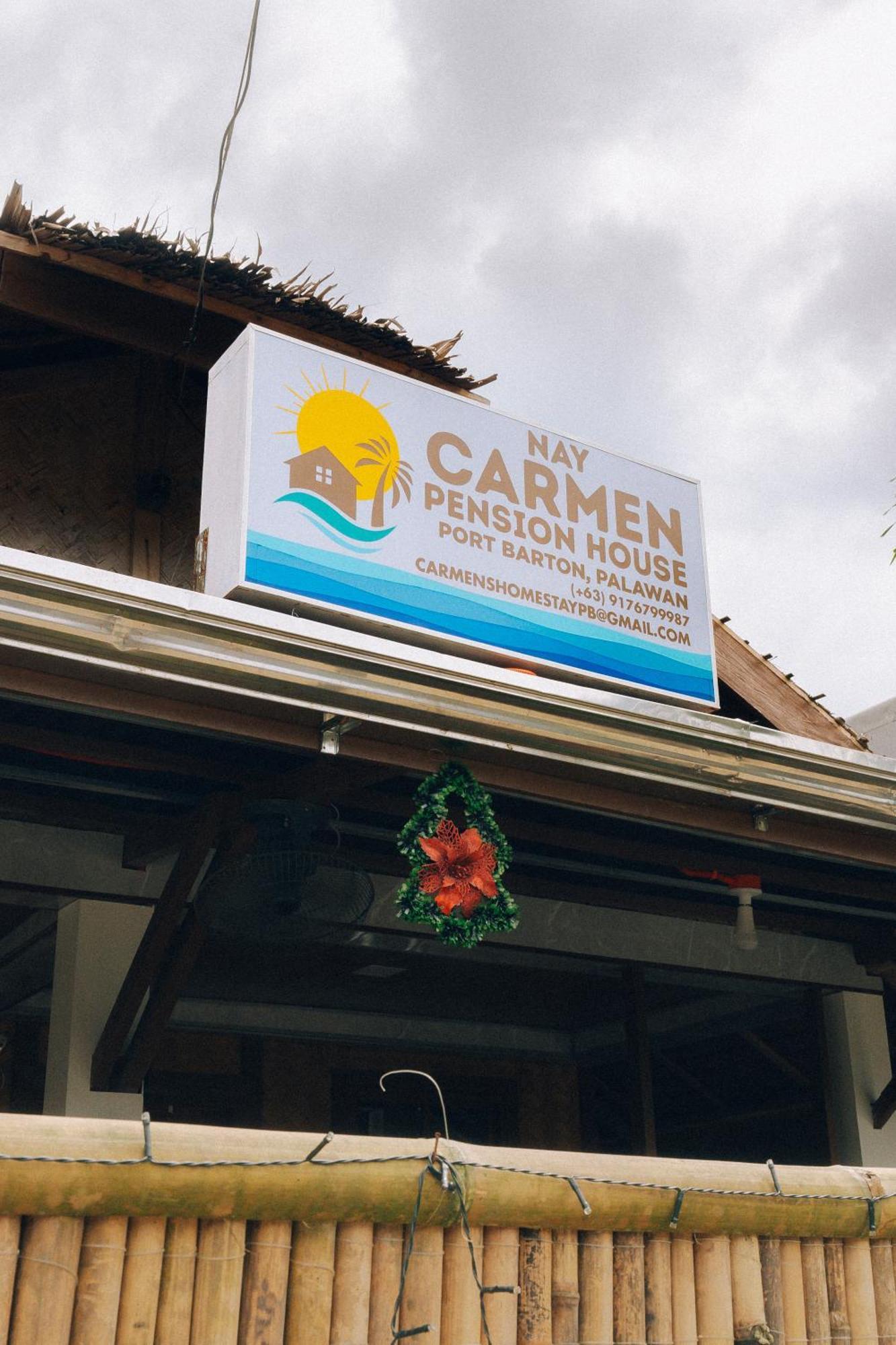 Nay Carmen Pension House Port Barton Itaytay Exterior foto